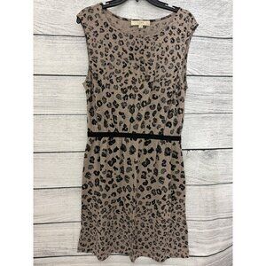 Loft Leopard Print Sleeveless Dress MP
